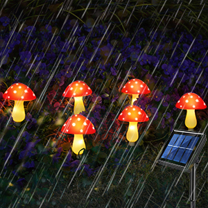 red ornaments garden waterproof