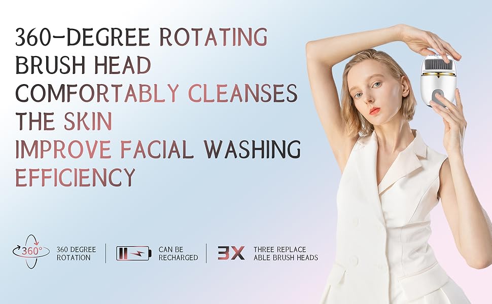 Electric facial brush