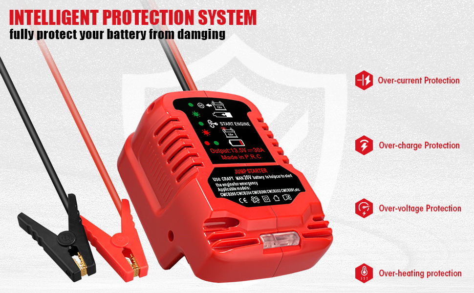 Craftsman jump starter LED indicator meanings