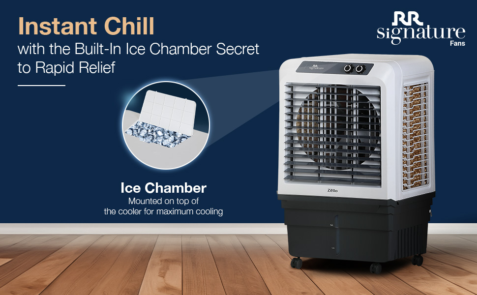 Dessert Cooler with inbuilt Ice chamber for maximum cooling 