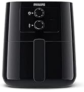 Philips Essential Air Fryer - 4.1 L, 1400 W, Rapid Air Technology, NutriU Recipe App, 60 minutes ...