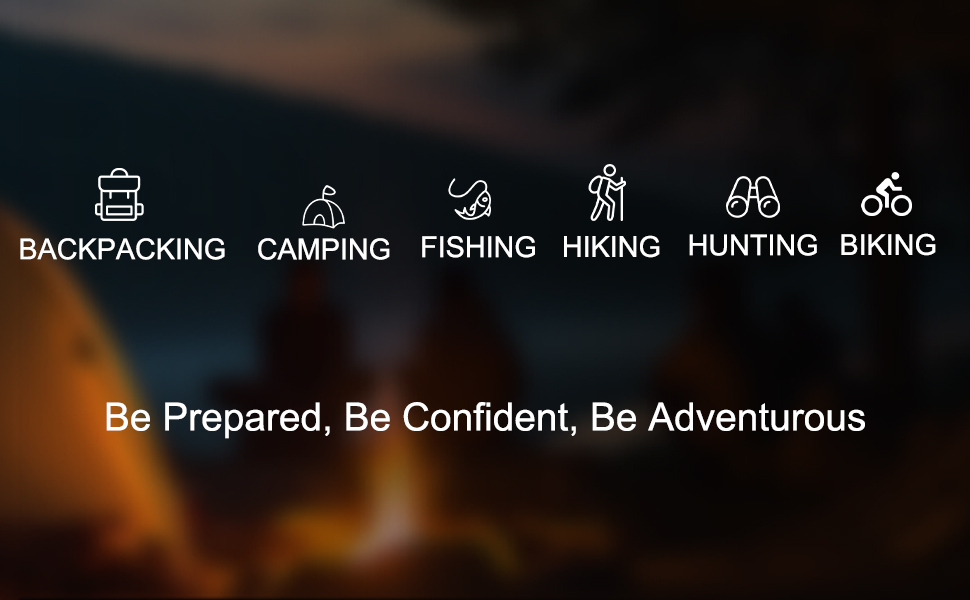 Be Prepared, Be Confident, Be Adventurous
