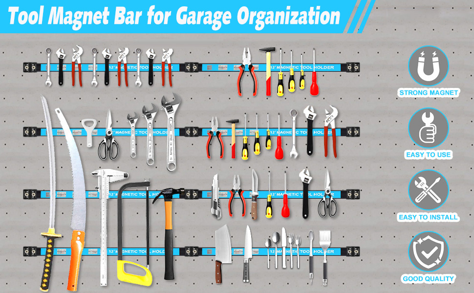 Magnetic Tool Holder Strip