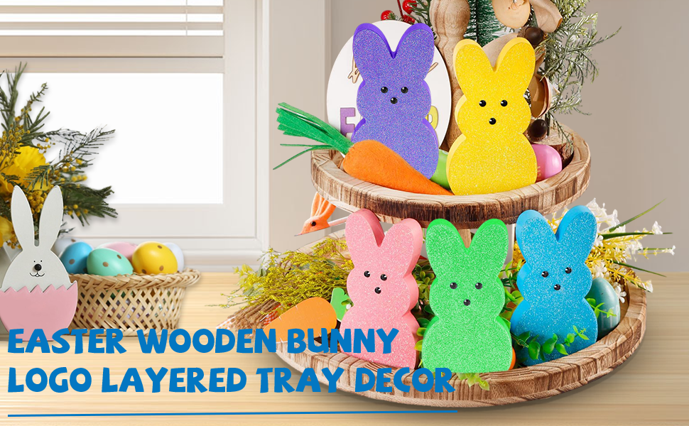 Easter Decor Bunny Signs