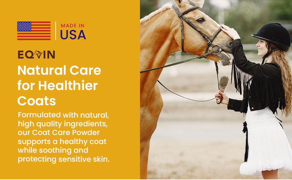 Coat Care Powder Horses natural shine