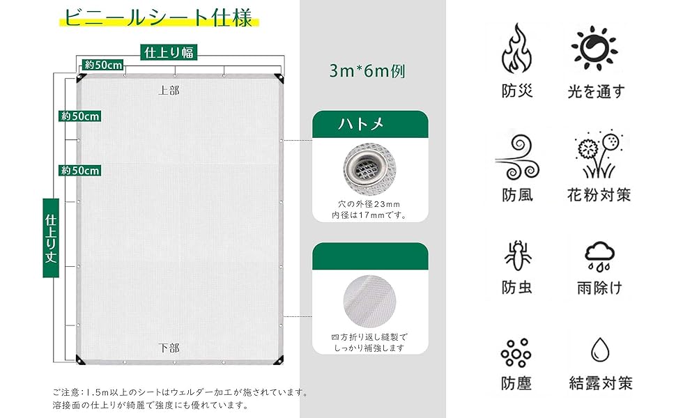 Amazon.co.jp: XINZY 防水シート ビニールシート 防水透明シート