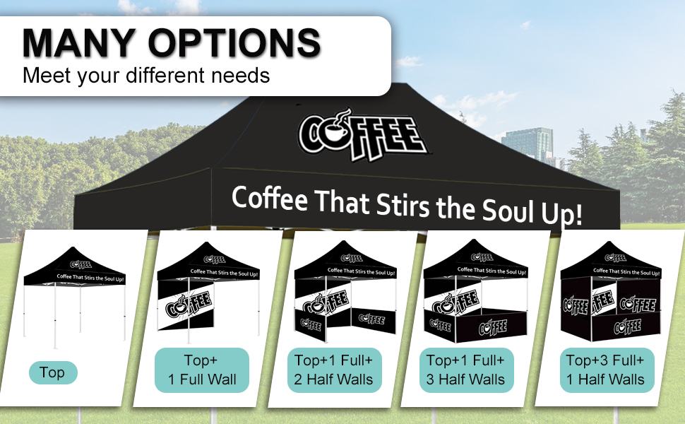 Custom Canopy Tent with Logo