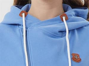 Women Spring and Autumn Oblique Zipper Hoodies Sweatshirt Coat