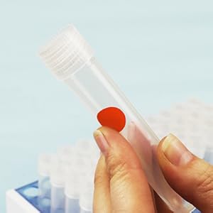 permanent adhesive small dot sticker on test tube