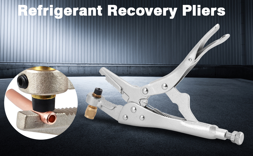 Oubit Air Conditioner Refrigerant Recovery Pliers with 1/4" SAE