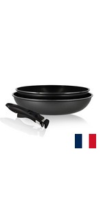 MENASTYL SET DE 5 PIÈCES IRIS aluminium NOIR induction 2 casseroles 16/18CM + 2 poêles 22/26CM + poignée amovible - 6020 03a19a30 4344 421a 9a5e 10220a6f8829. CR0,0,150,300 PT0 SX150 V1