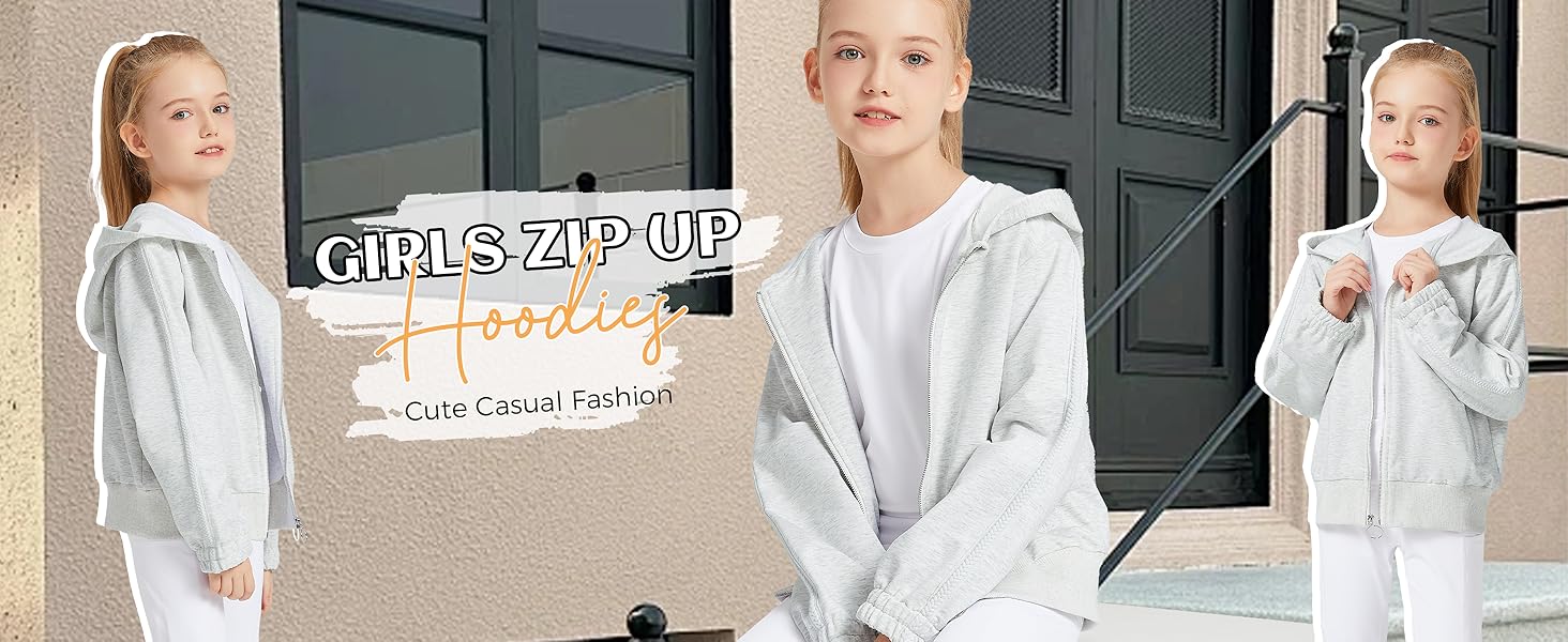 GILRS ZIP UP HOODIES