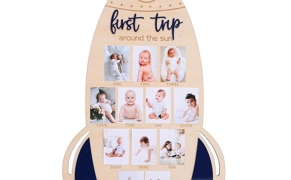 12 Month Milestone Photo Decoration
