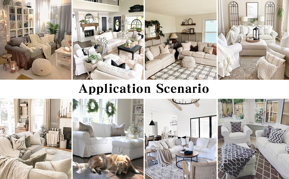 JADE POKE Waterproof Ektorp Loveseat Cover is Custom Made