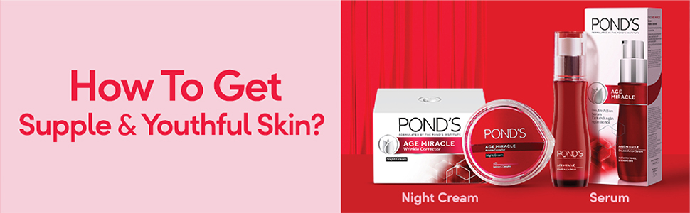 POND’S Age Miracle Wrinkle Corrector Night Cream, 50 g