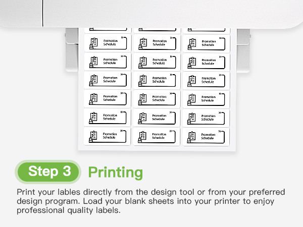 address labels, 1" x 2-5/8" shipping address labels for Laser & Inkjet printers mailing Labels