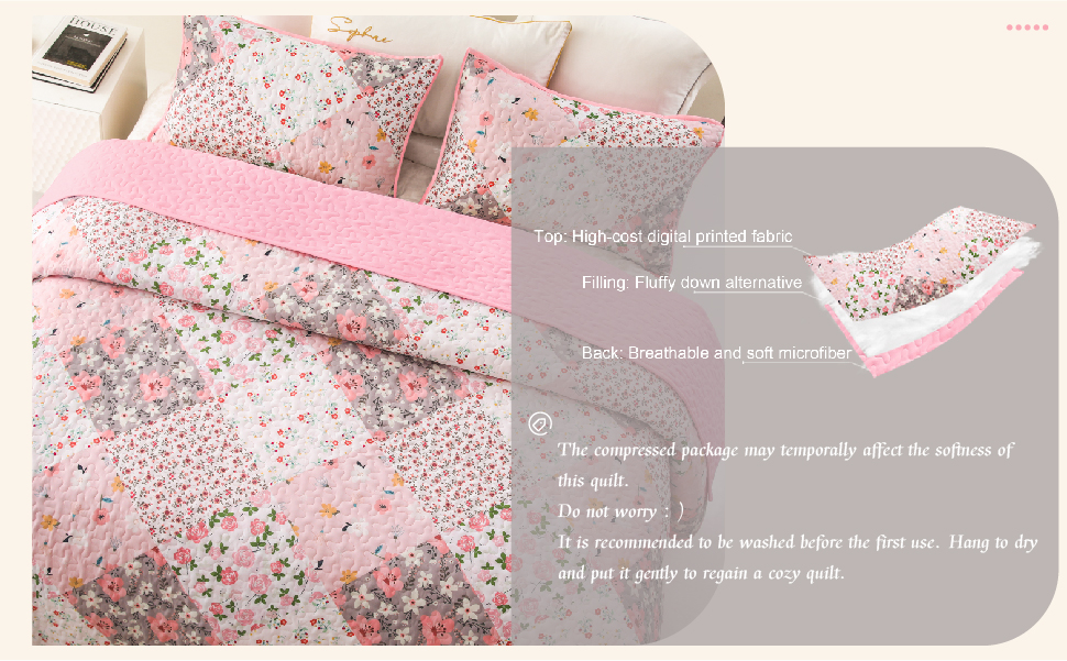 quilt comforter set pillowcase shams