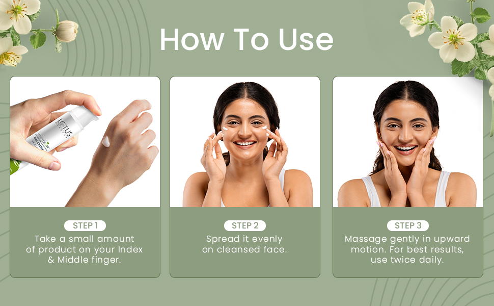 Lotus Herbals WhiteGlow Skin Brightening Gel Crème | Gives Radiant Skin In 7 Days
