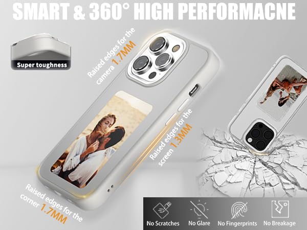 Amazon.com: Digital E-Ink Phone Case for iPhone 15 PRO MAX Picture