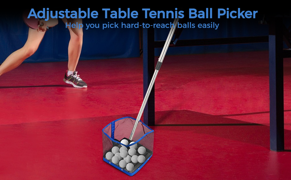 yeesport Adjustable Table Tennis Ball Picker,Ping Pong