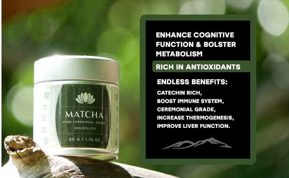 ceremonial matcha is of far superior quality, packed with antioxidants. Ceremonial Grade