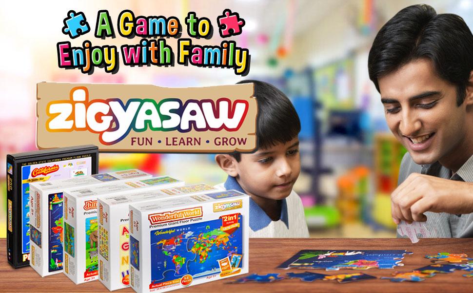 ZiGYASAW Giant Jumbo Wonderful World Jigsaw Floor Puzzle puzzle kids ages 4-8