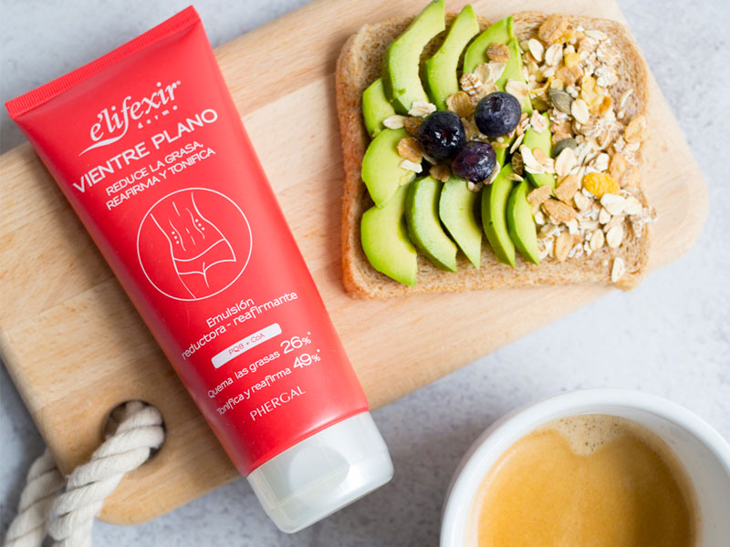 ELIFEXIR Vientre Plano. Crème Amincissante pour Avoir un Ventre Plat. Gel Minceur Ventre