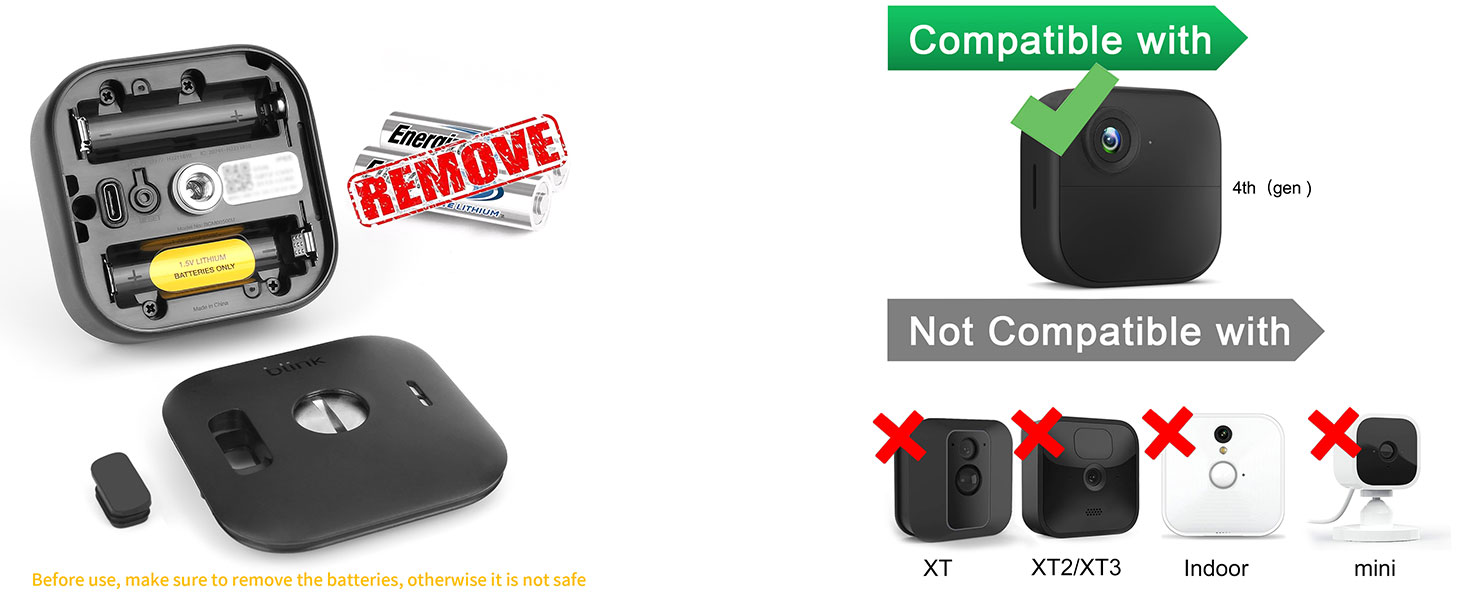 iTODOS 20ft/6m Power Cable and Adapter Compatible with Blink Outdoor 4