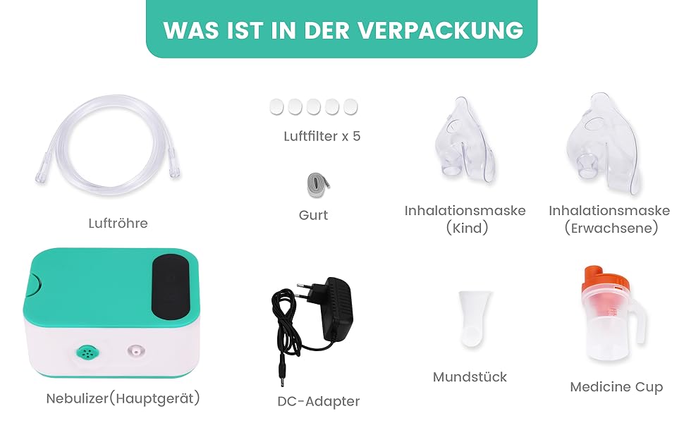 Inhalator für Erkältungen oder Asthma