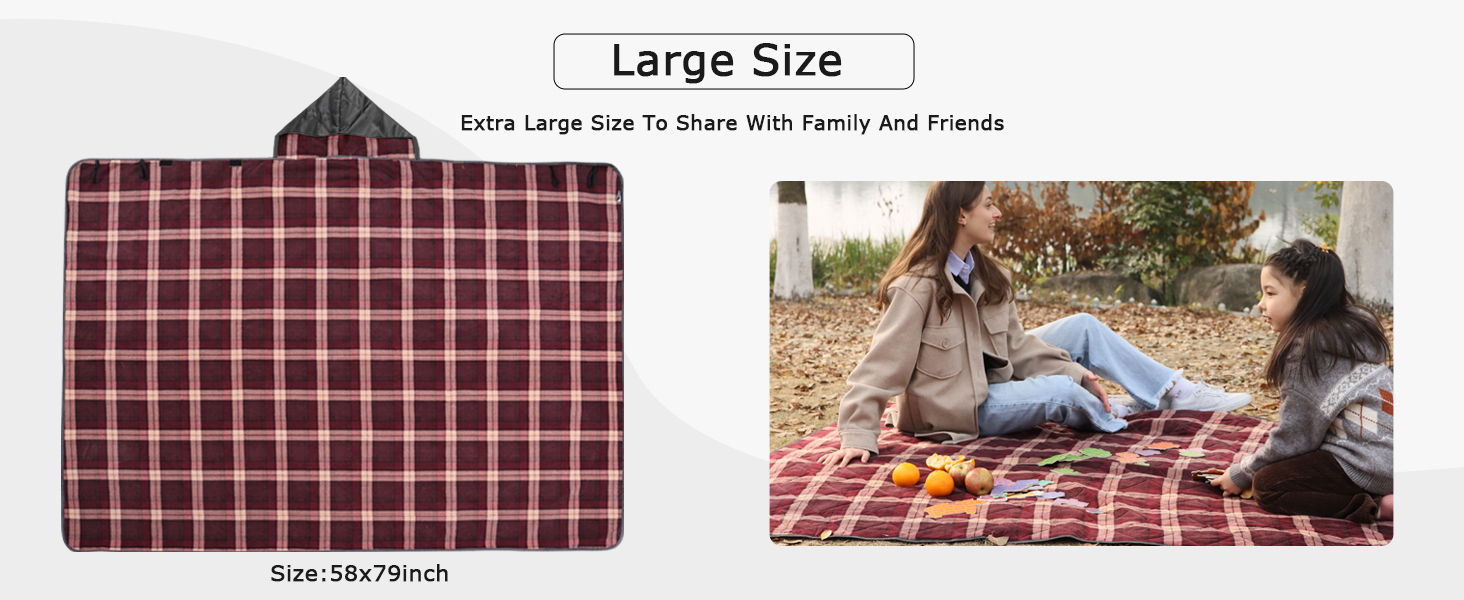 large size camping blanket