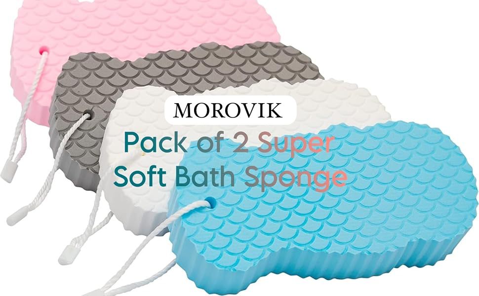 Pack 2 Super Soft Bath Sponge