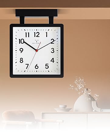 Amazon.co.jp: ベスタイム(BESTIME) RC296B 両面壁掛け時計