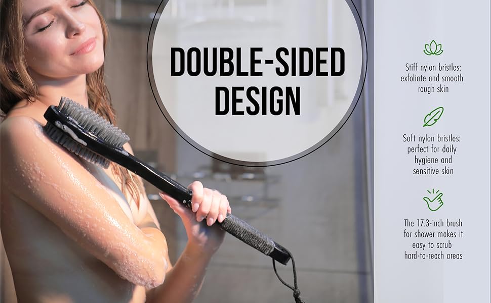 back shower brush back brush for shower back scrub shower brushes for your back bath & body brushes 