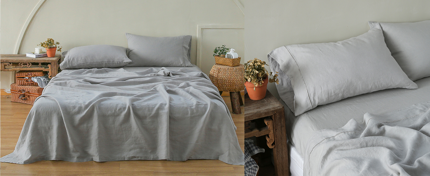 Simple&Opulence Linen Bed Skirt