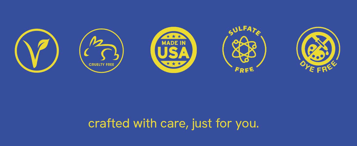 vegan cruelty free made in usa sulfate free dye free