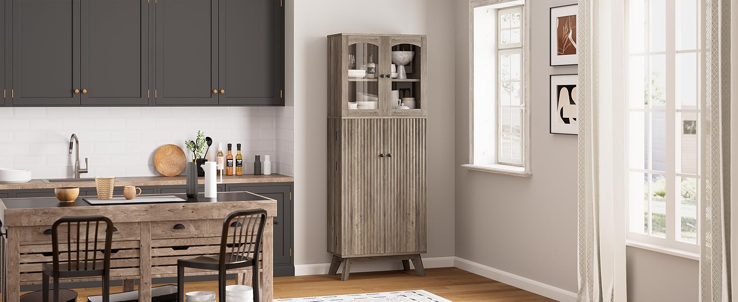 Kitchen Pantry Storage Cabinet
