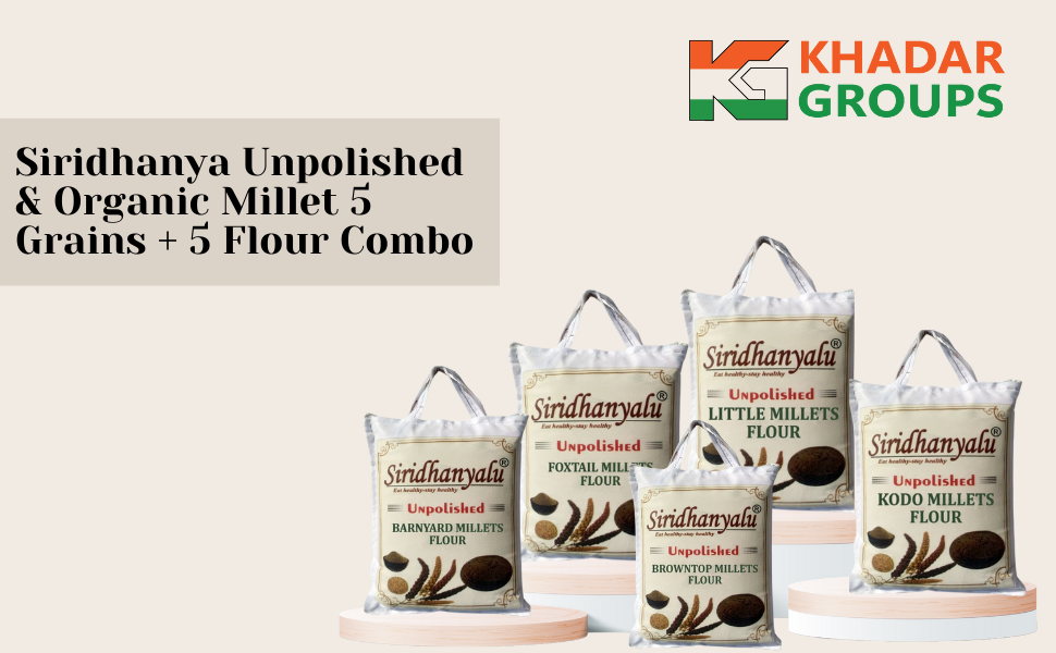 Siridhanya Unpolished & Organic Millet Flour SPN-UOA6AC