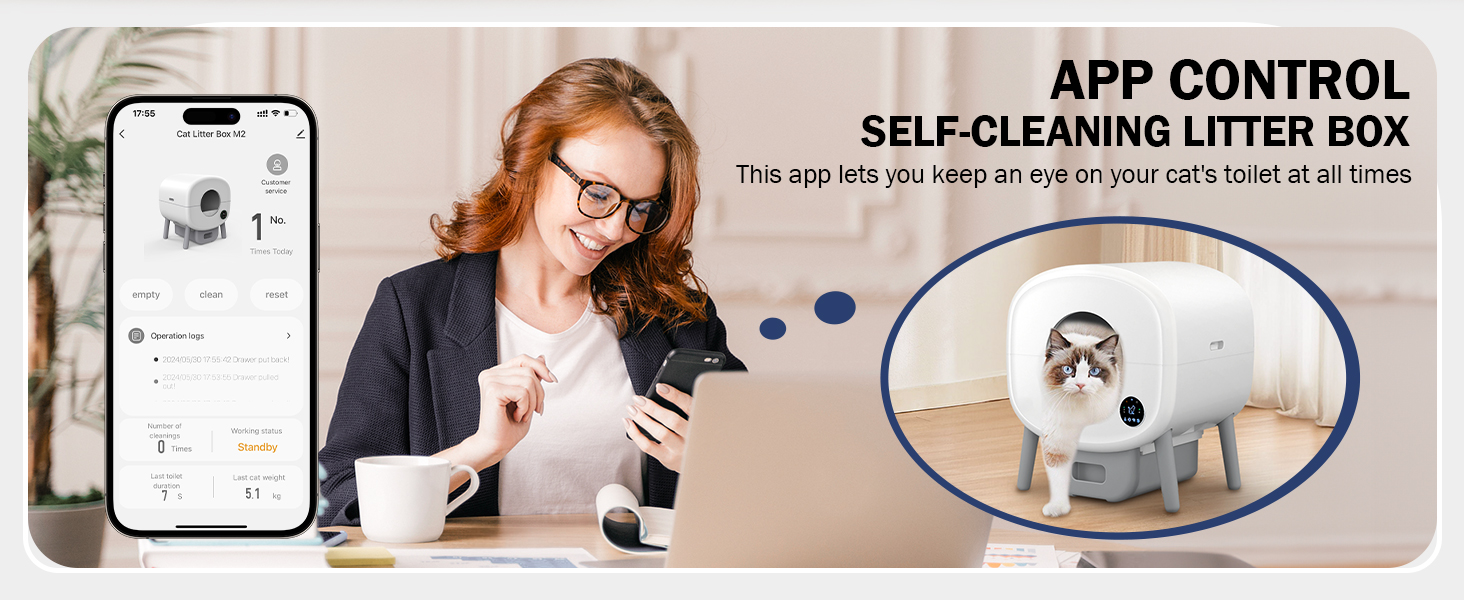 self cleaning cat litter box