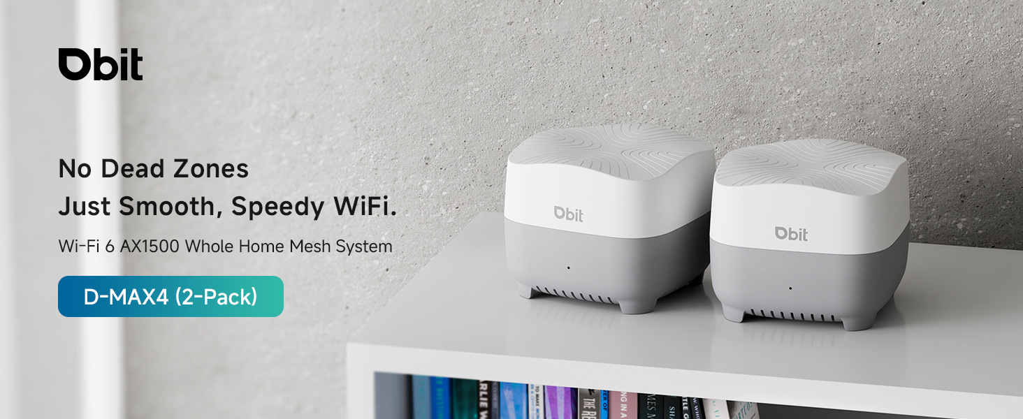 Wi-Fi 6 AX1500 Mesh System 2PK