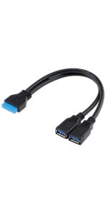 オーディオファン USB3.2 Gen1 メス 2ポート マザーボード 20ピン Amazon.co.jp: オーディオファン USB3.2 Gen1 メス 2ポート