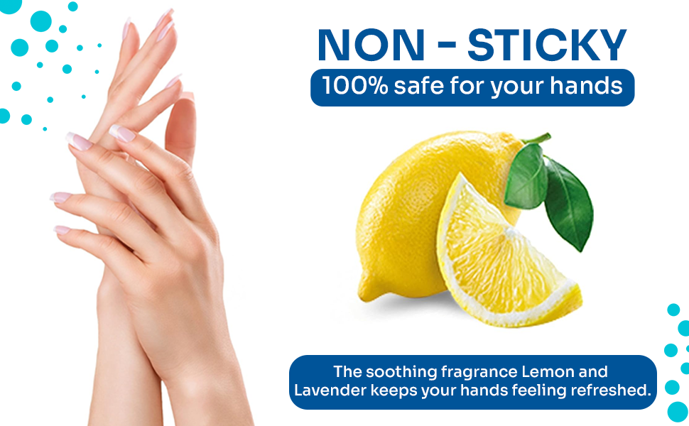 non sticky sanitizer