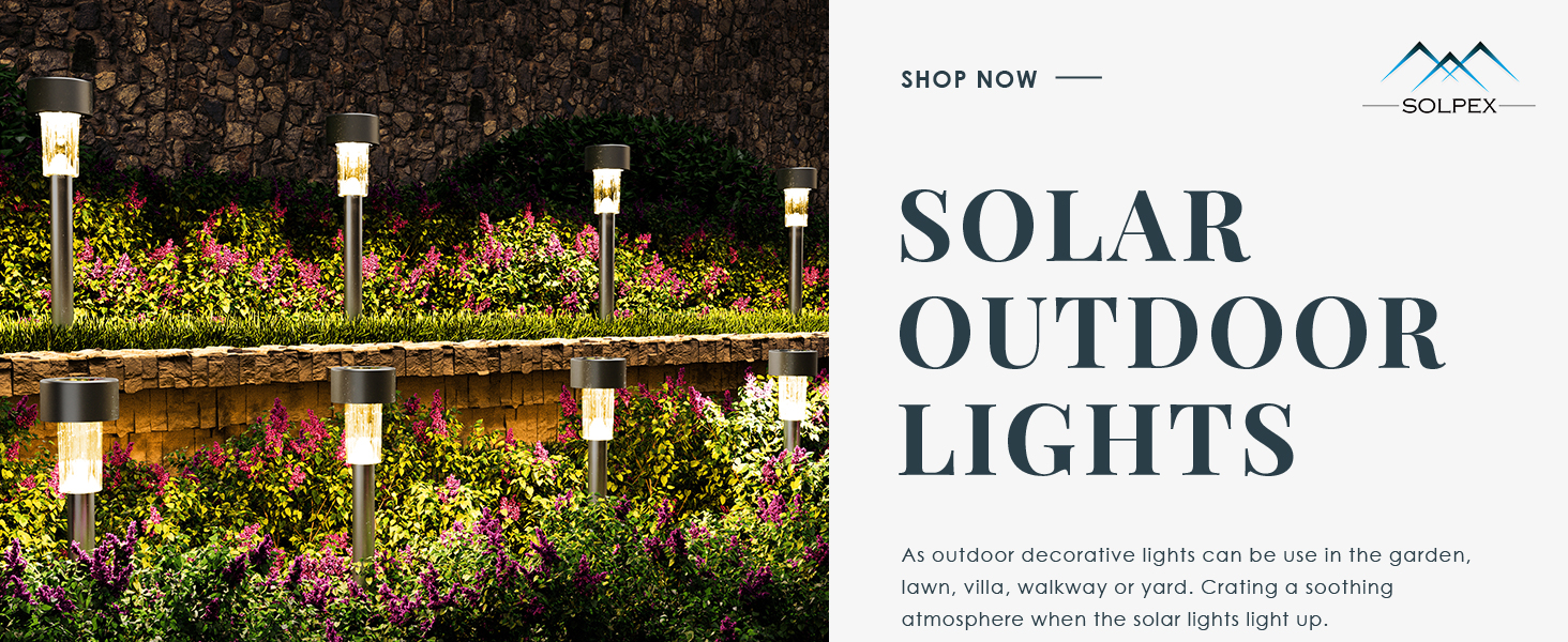 solar garden lights