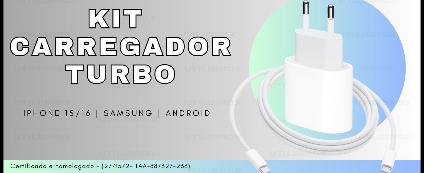 Carregador iphone 16
