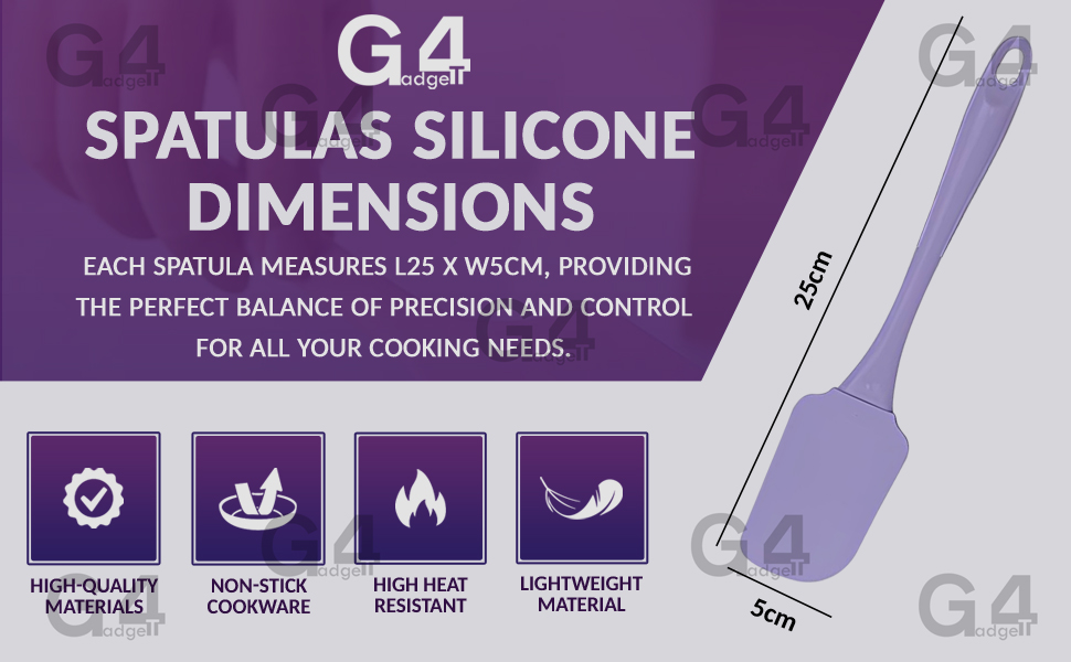 Professional Grade Silicone Spatulas