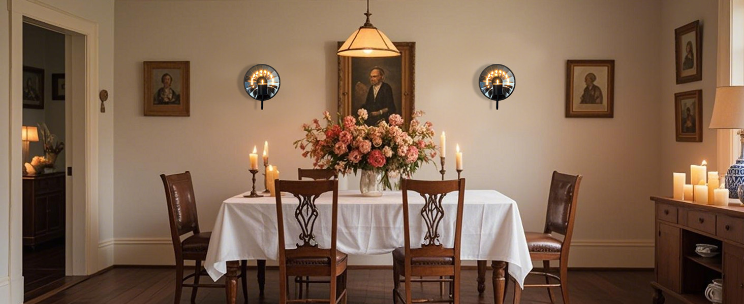 Mirror Candle Sconces