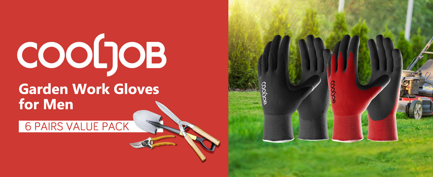 6 pairs garden gloves