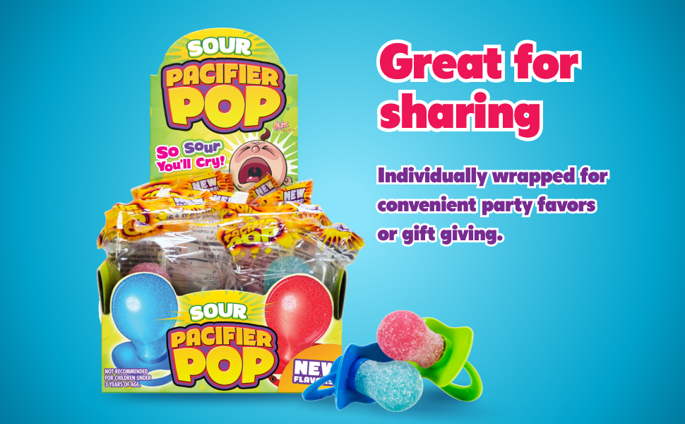 Sour Pacifier Pops Bulk Sour Pacifier Lollipops