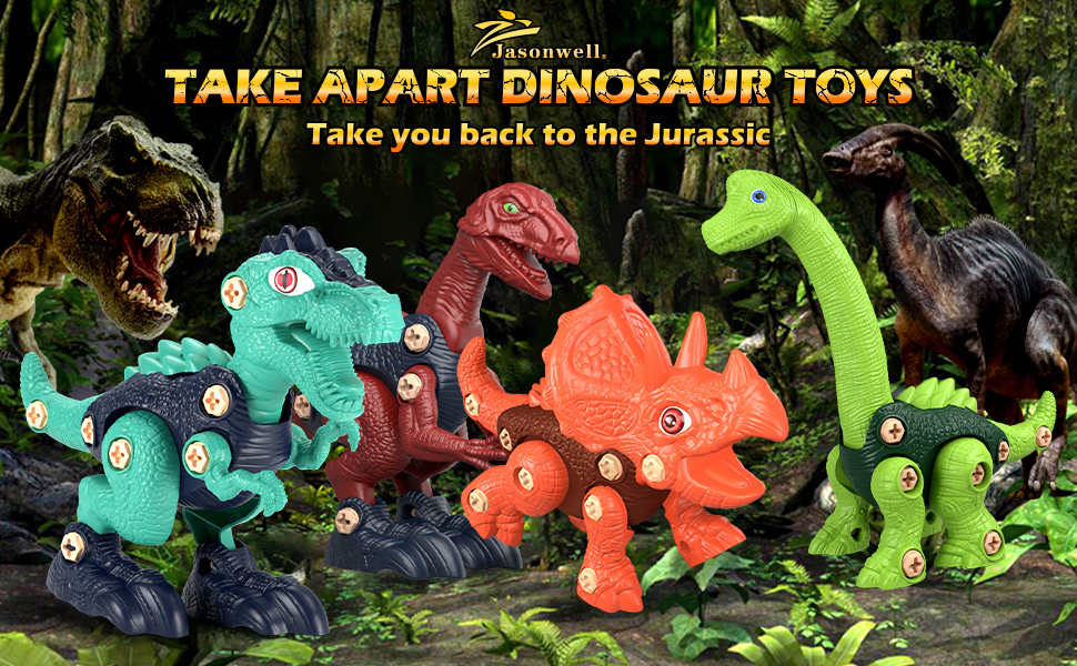 Jasonwell Kids Building Dinosaur Toys Boys STEM Take
