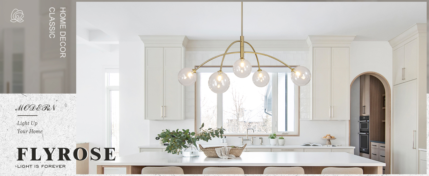 Mid Century Modern Globe Chandelier
