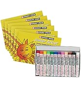 SAKURA Cray-Pas Junior Artist Oil Pastel Set - Soft Oil Pastels for Kids & Artists - 12 Colors - ...